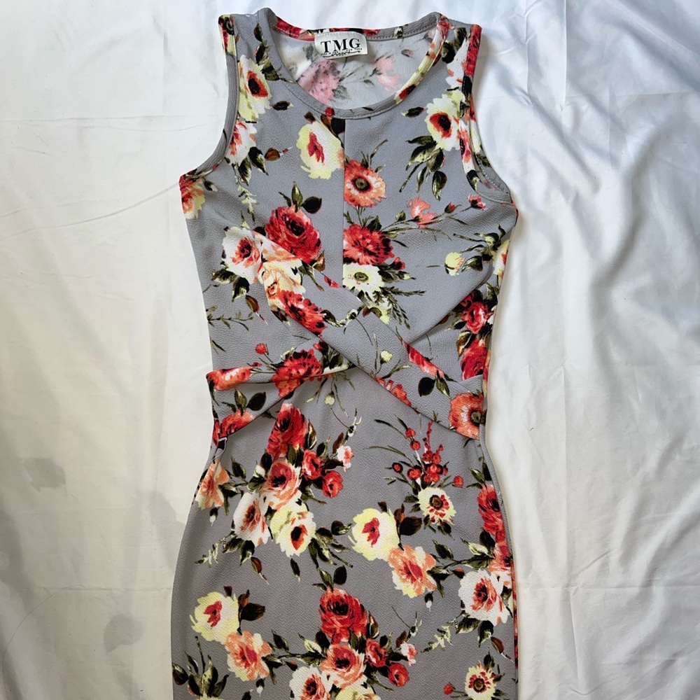 Criss Cross Mini Bodycon Dress